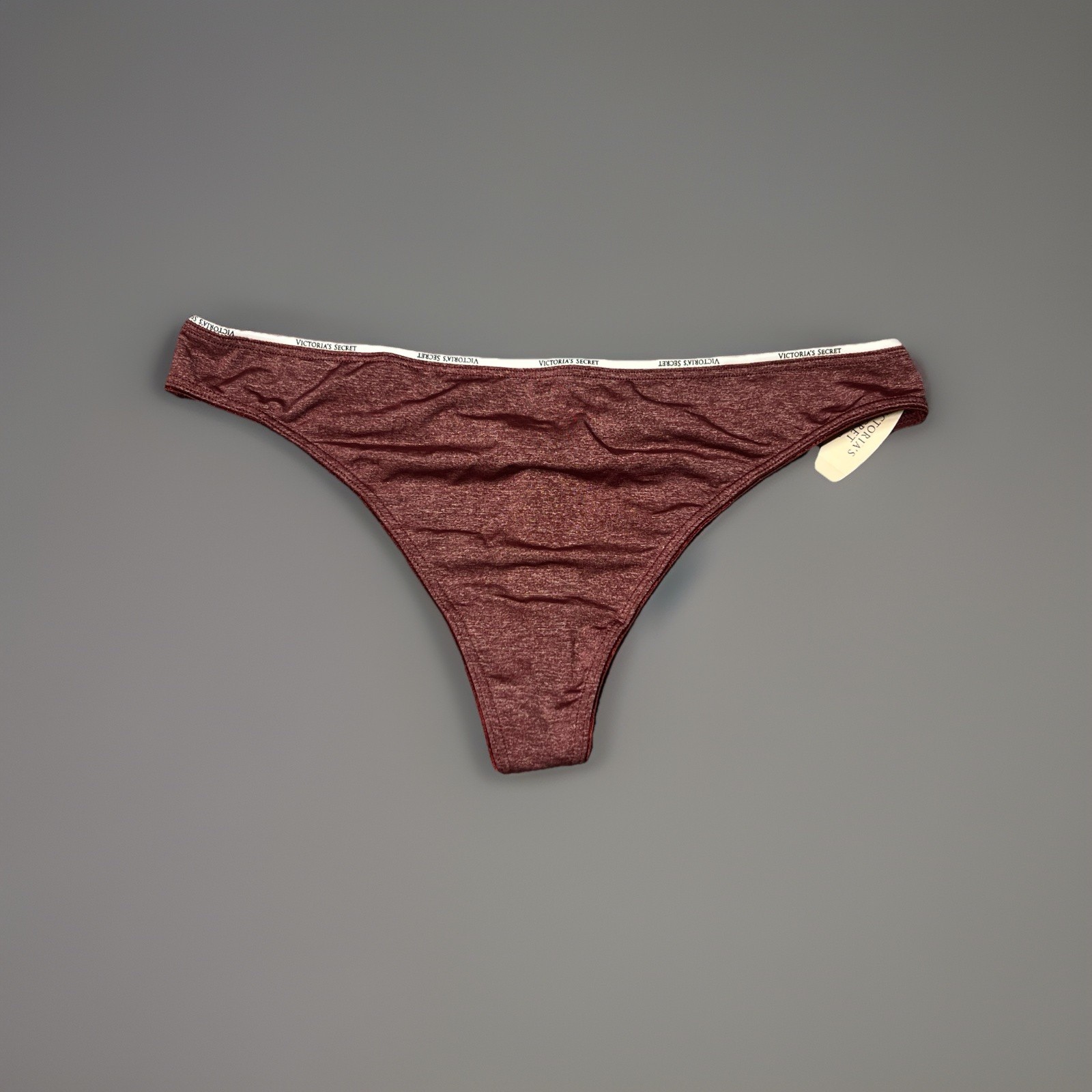 Vintage Victoria’s Secret Everyday Perfect Silky Smooth Satin Thong Panty Nwt