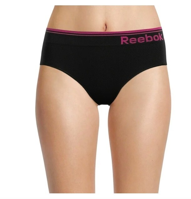 (2 or 6 Pair) Reebok Women’s Stretch Performance Seamless Hipster Panties,