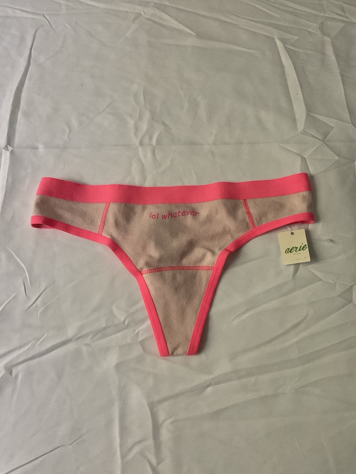 3 Pair of Aerie Thong Panties Size XS NWT Bright Colors Fast Shipping