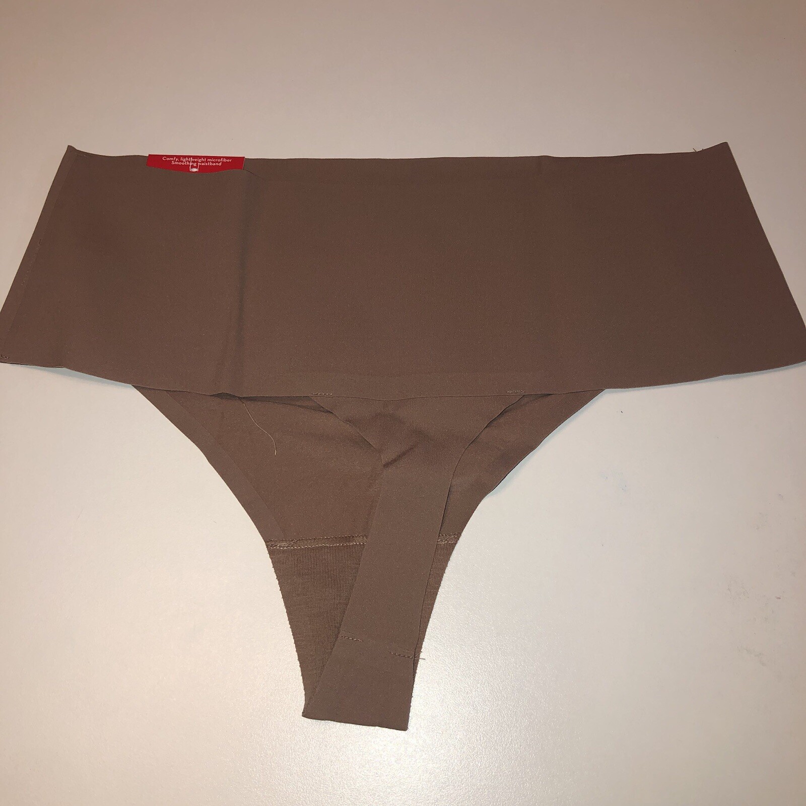 NWT Spanx Undue-tectable Shaping Thong Panties SZ XL Cafe Au Lait