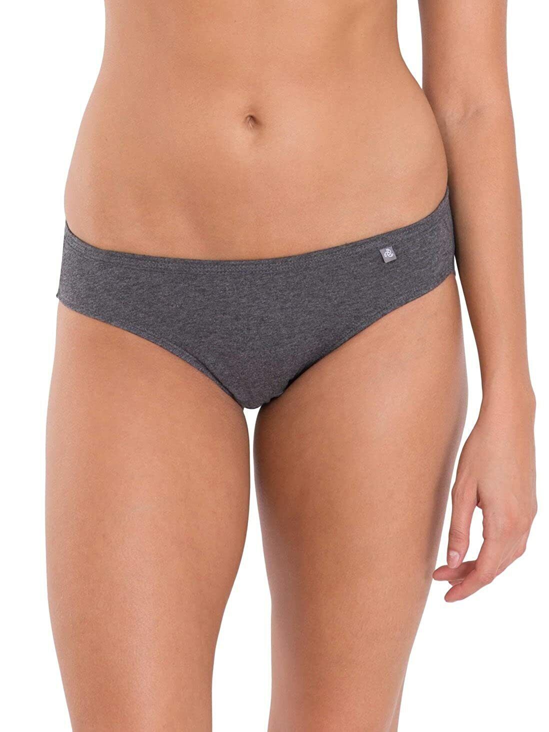 Jockey 1406 Women’s Cotton Bikini Dark Assorted Color Plain Panties Pack Of 6
