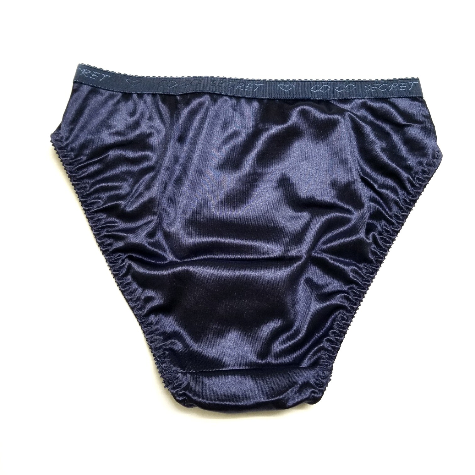 Women Coco High Cut Full Coverage Satin Shiny Bikini Panties Underwear