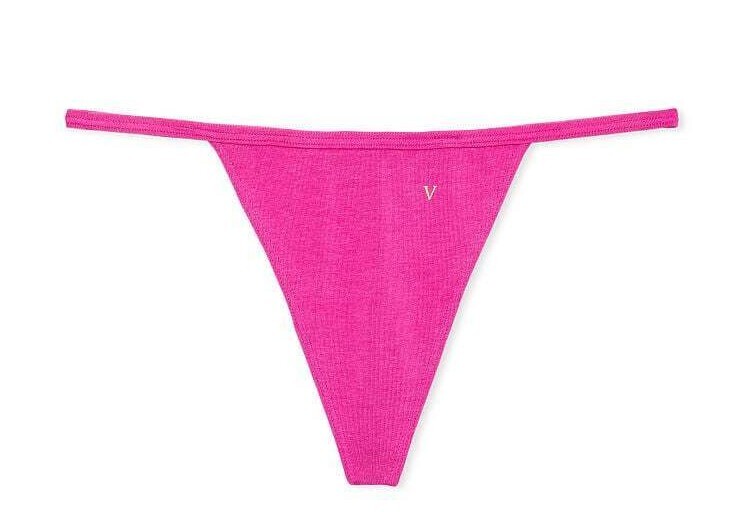 Victoria’s Secret Sexy V-String G-String Skimpy Strappy Fuchsia Frenzy NWT