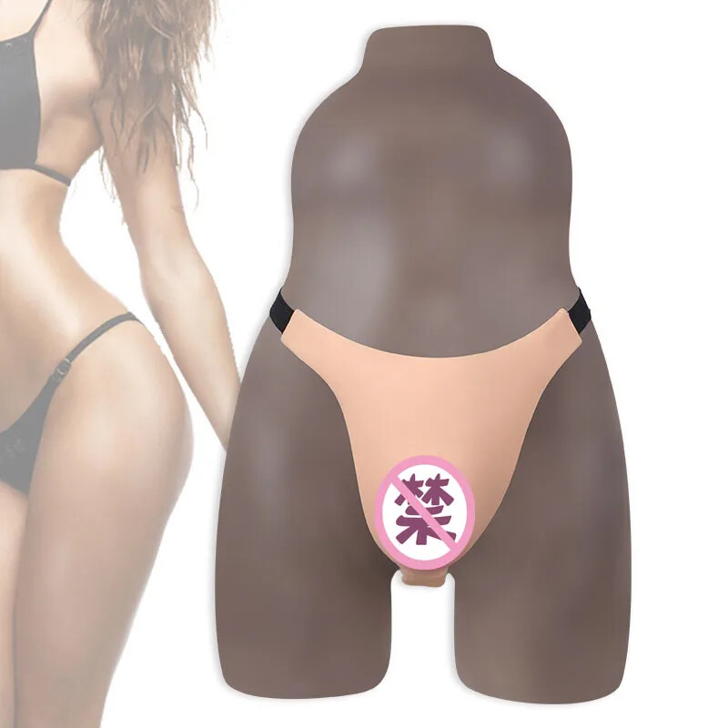 Silicone Fake Vagina Panty Hip Shaping Pants For Crossdresser Transgensers New