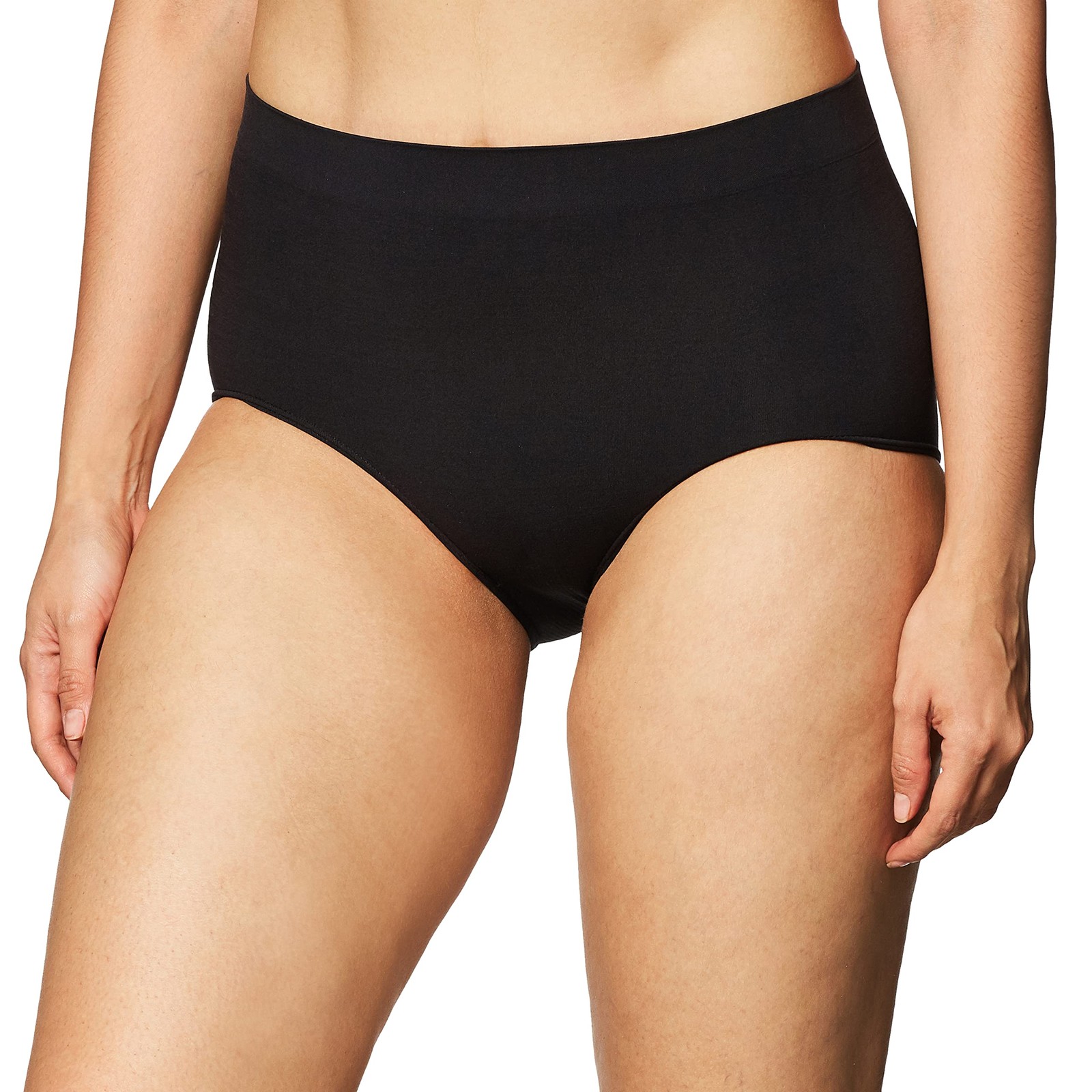Bali Women’s One Smooth U All Over Smoothing Brief, Black, Medium/6