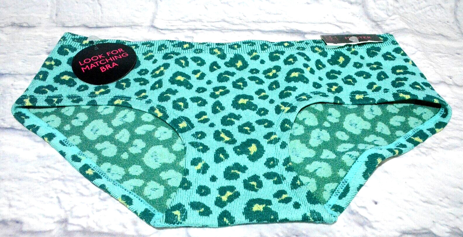 NOBO NO BOUNDARIES WOMEN’S UNDERWEAR BIKINI PANTY LEOPARD BLUE HIPSTER XXXL (21)