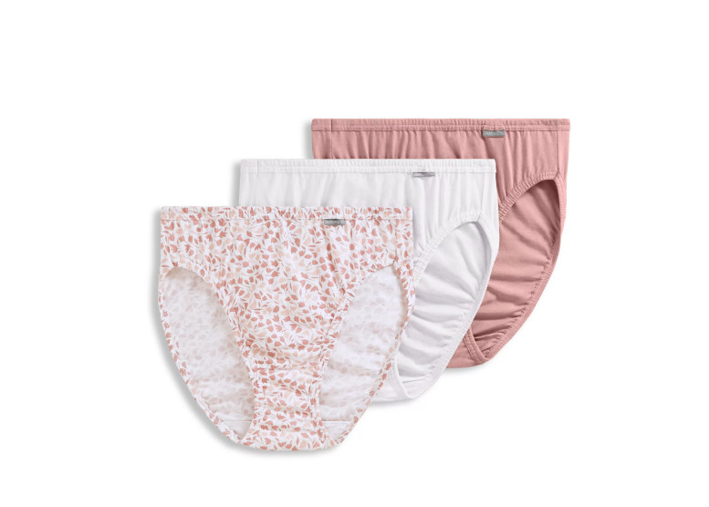 JOCKEY Elance PLUS (3 Pk) French Cut Cotton PANTIES Szs 8 9 10 11 #1485 NIP