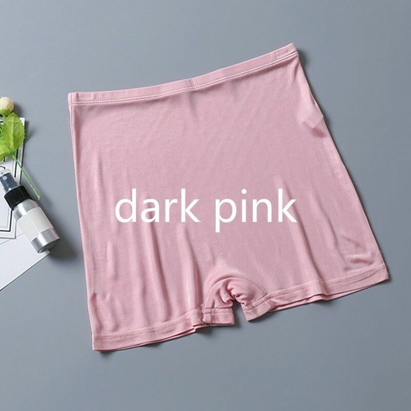 Women Silk Briefs Boxer Underwear Knickers Panties Stretch Underpants High Waist