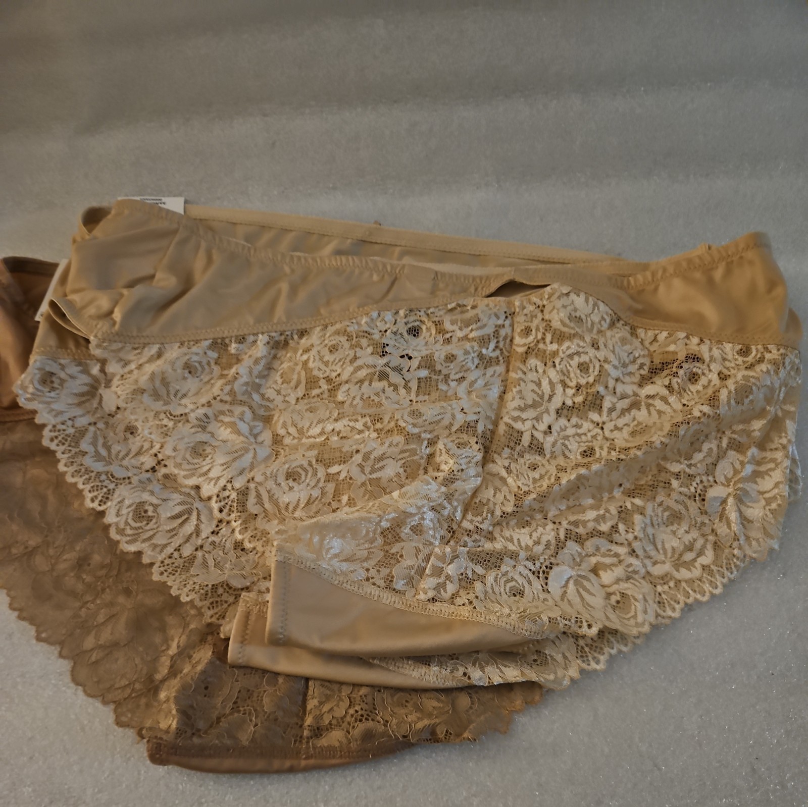 INC Womens Lace-Back Hipster Panty Taupe Dream size XL NEW