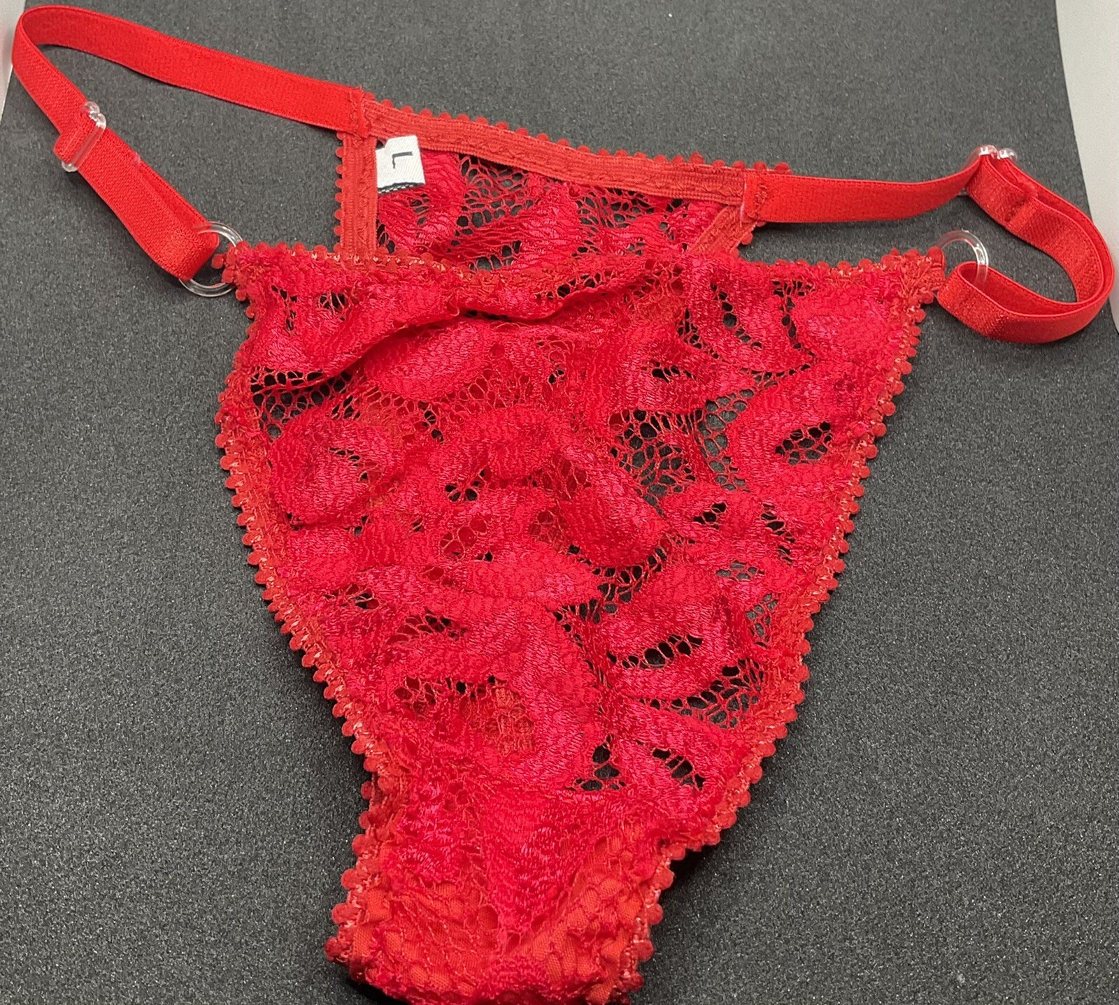 Womens Lace Thong Panties With Adjustable Waist Band