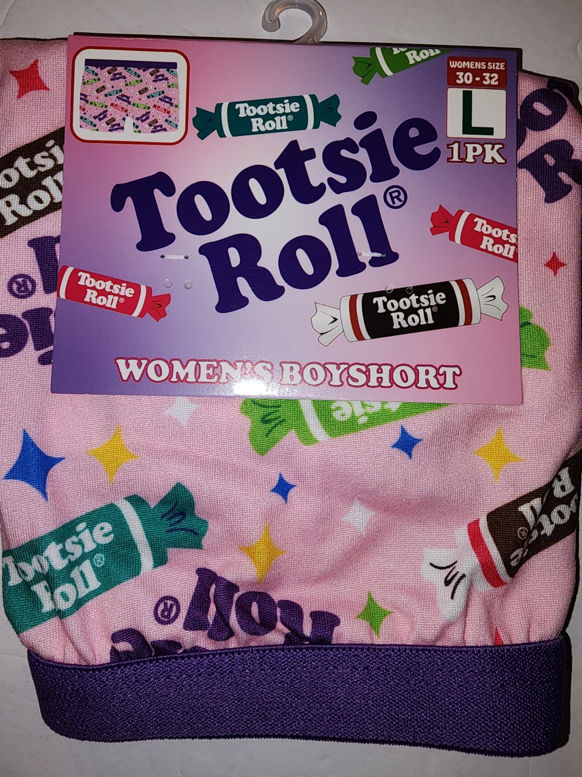 New Tootsie Roll Women’s Boy Short Size Large 30-32