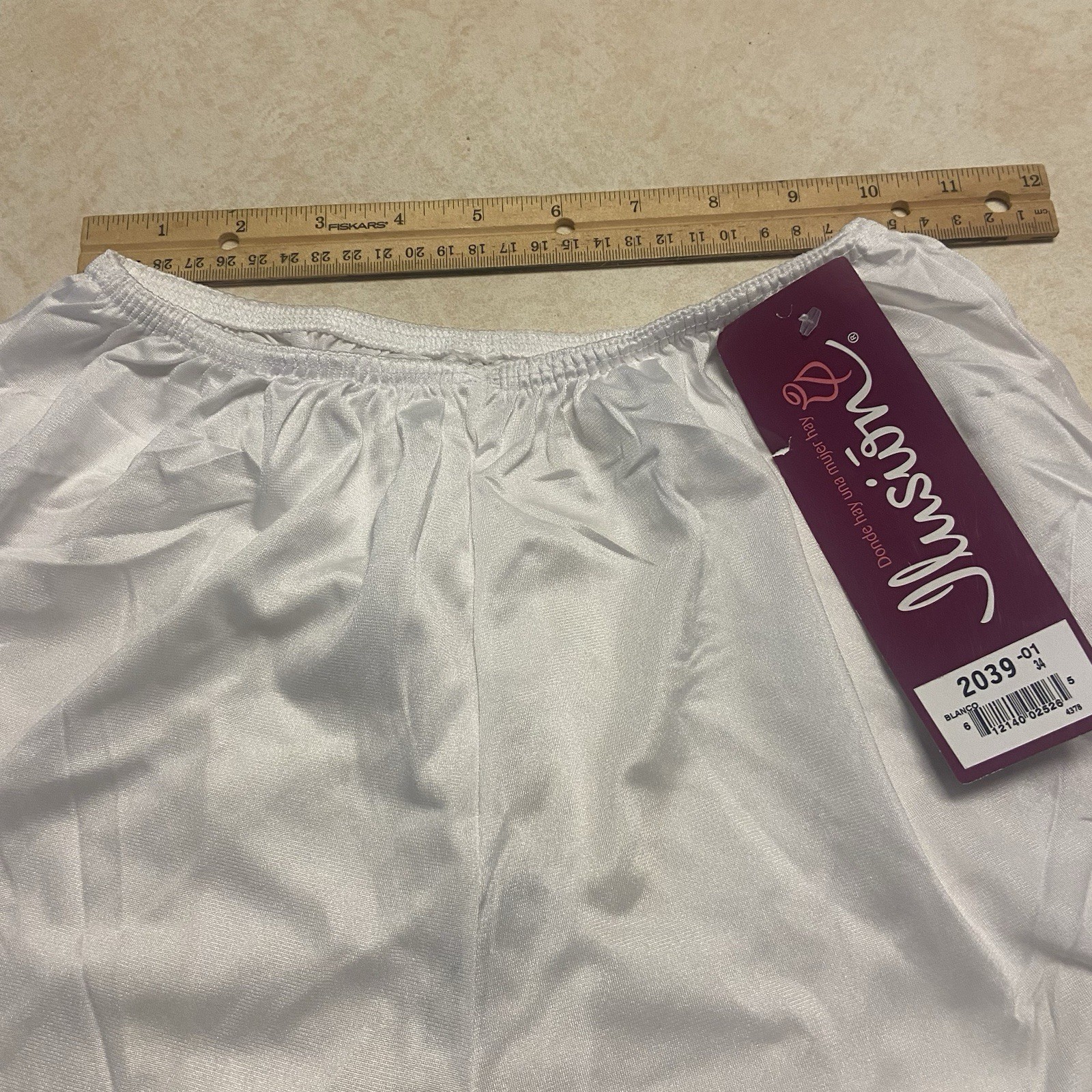 Vintage Panties Womens 34 Ilusion White Sissy Panty New NWT Retro Bloomers Lace