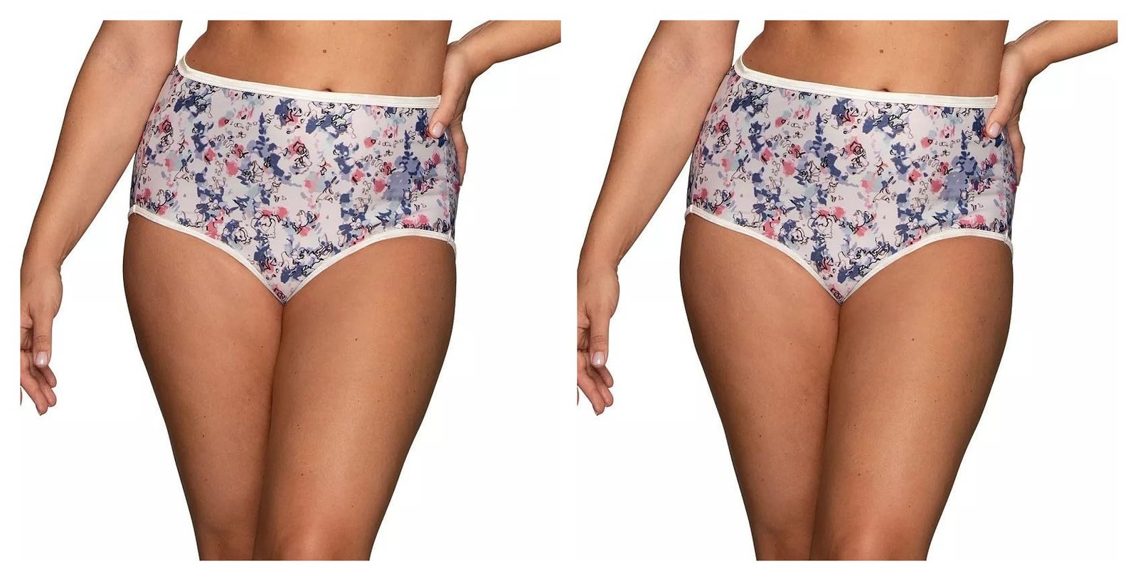 2 Pack Vanity Fair Illumination Brief Panty 13109 City Garden Sz 6-10 NWT
