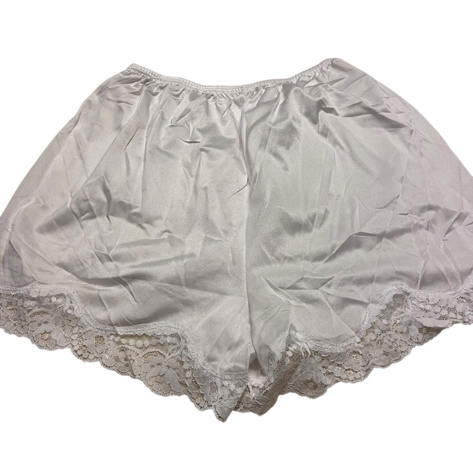 Vintage Panties Womens 34 Ilusion White Sissy Panty New NWT Retro Bloomers Lace