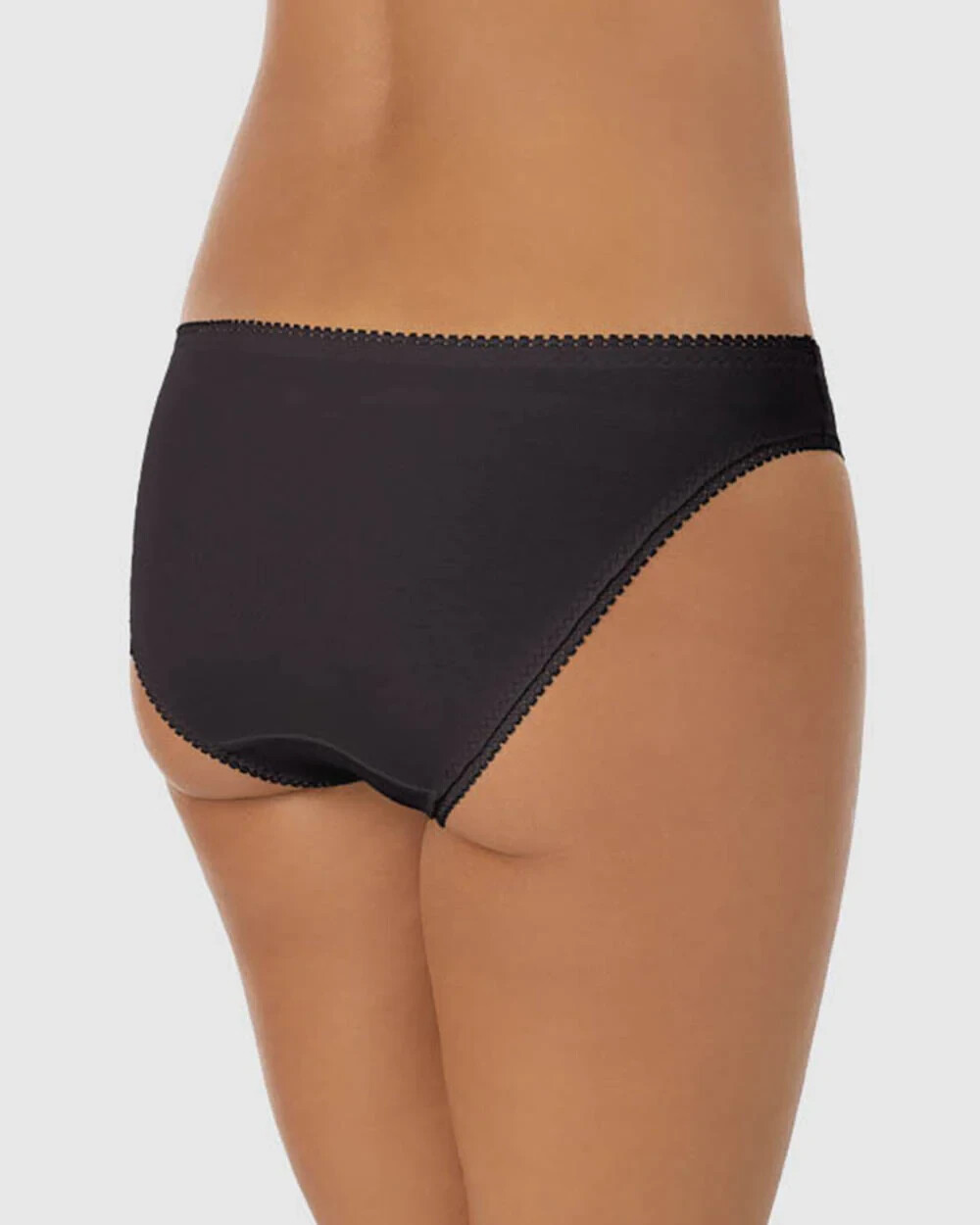 OnGossamer Cabana Black Cotton Hip Bikini Panties Womens Size Small L37324