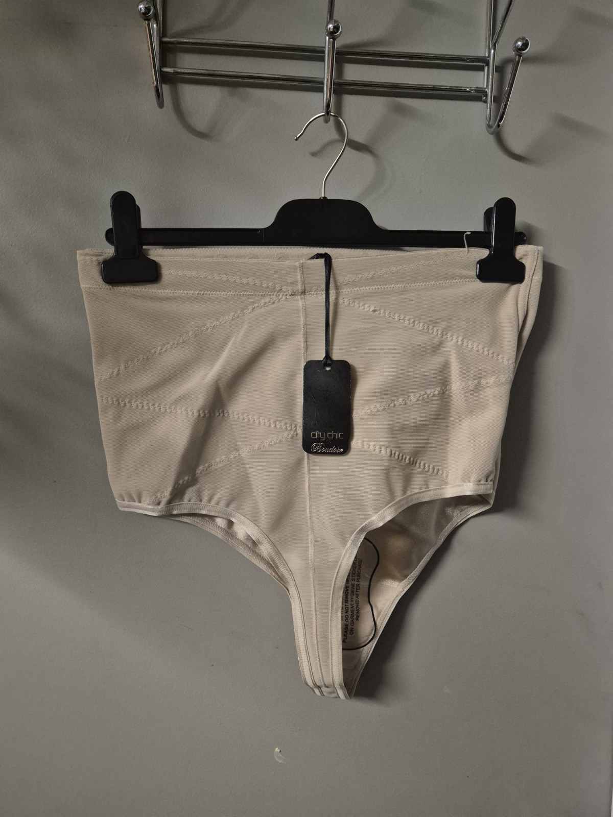 City Chic Xs Power Mesh Shapewear Thong plus Size 14