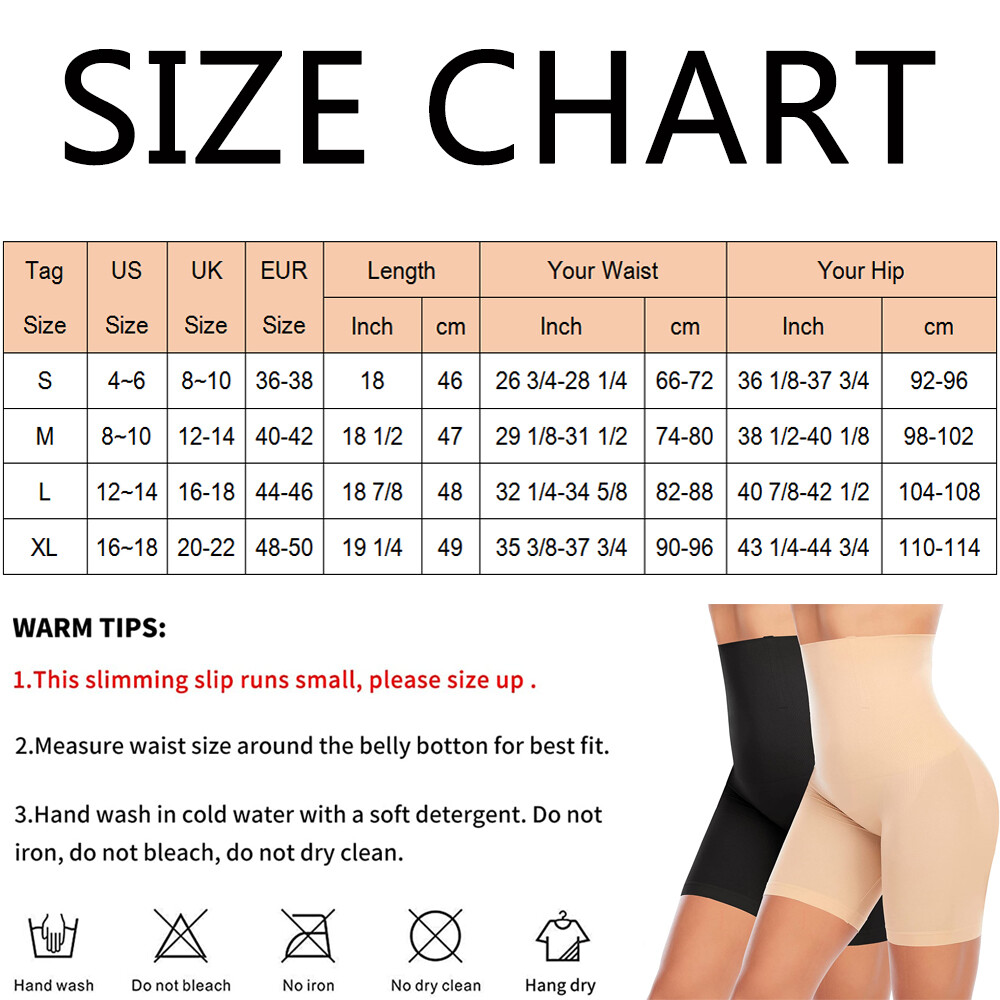 Women Seamless Slip Shorts for Under Dresses Anti Chafing Underwear Safety Pants