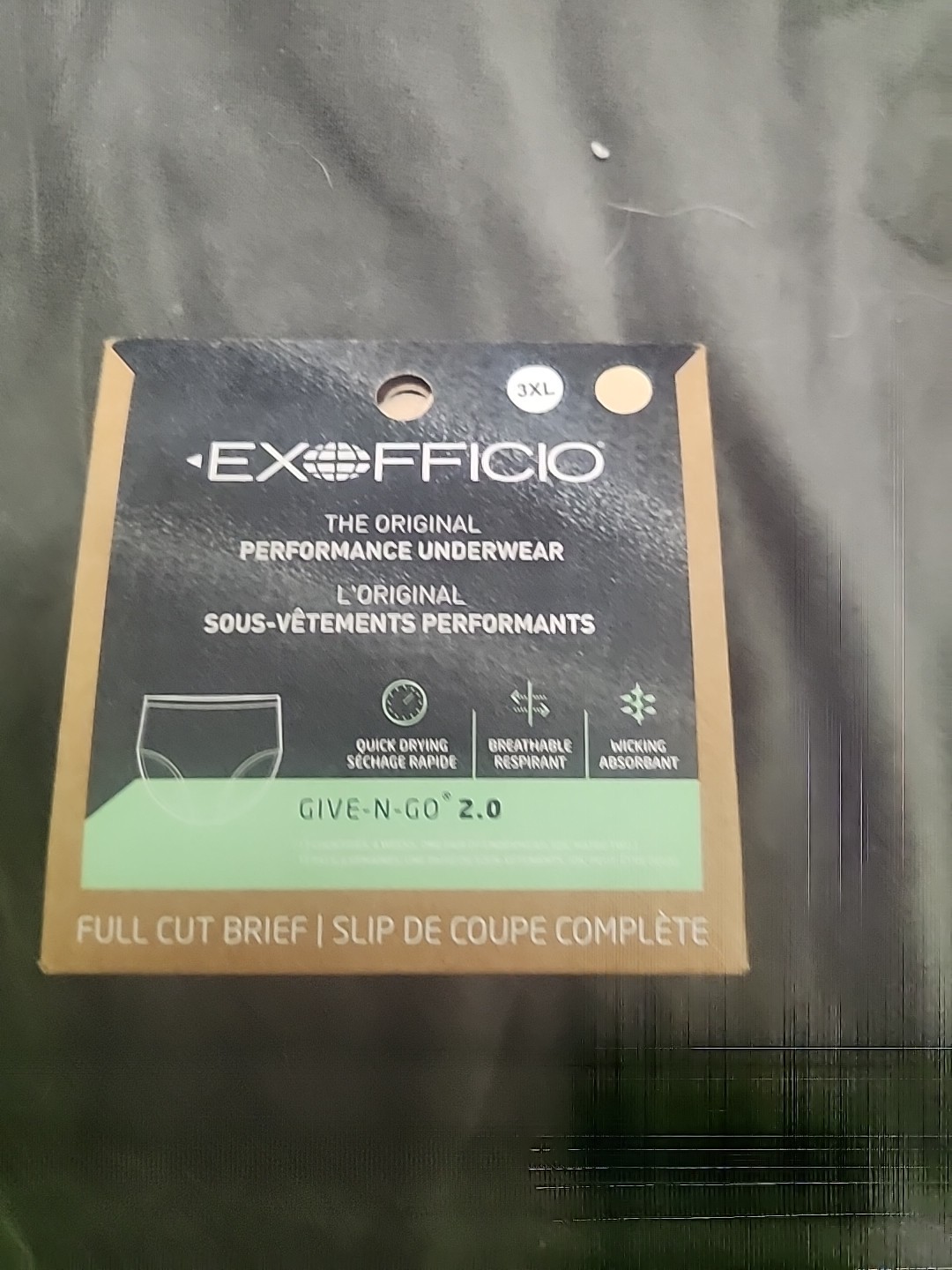 ExOfficio Give-N-Go 2.0 Full Cut Briefs Size 3XL