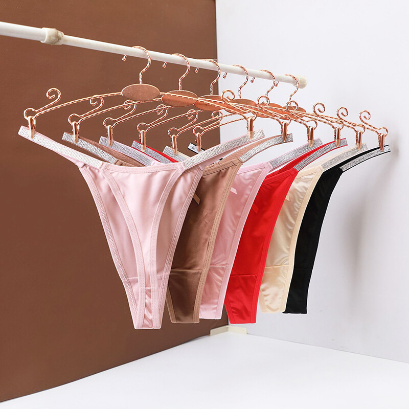 Womens 6 Pack Lot Sexy Panties Thongs G string Brief Bikinis T back Lingeries