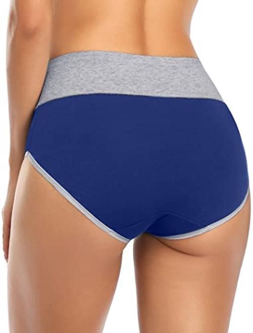Postpartum Underwear Women High XX-Large Black/Gray/Pink/Navy Blue/Purple/Red