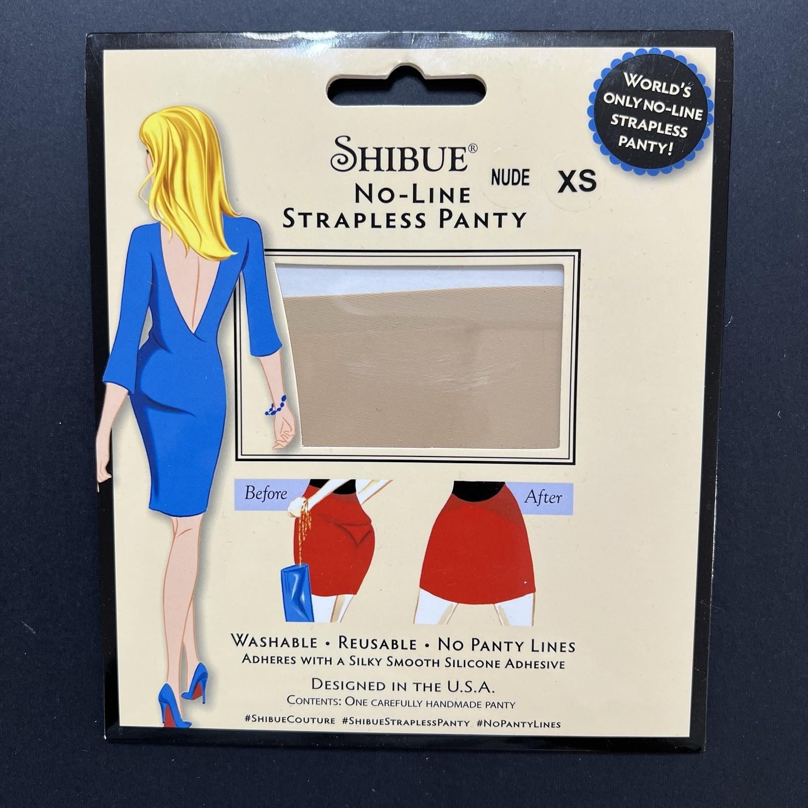 Shibue No Line Strapless Panty Made in USA
