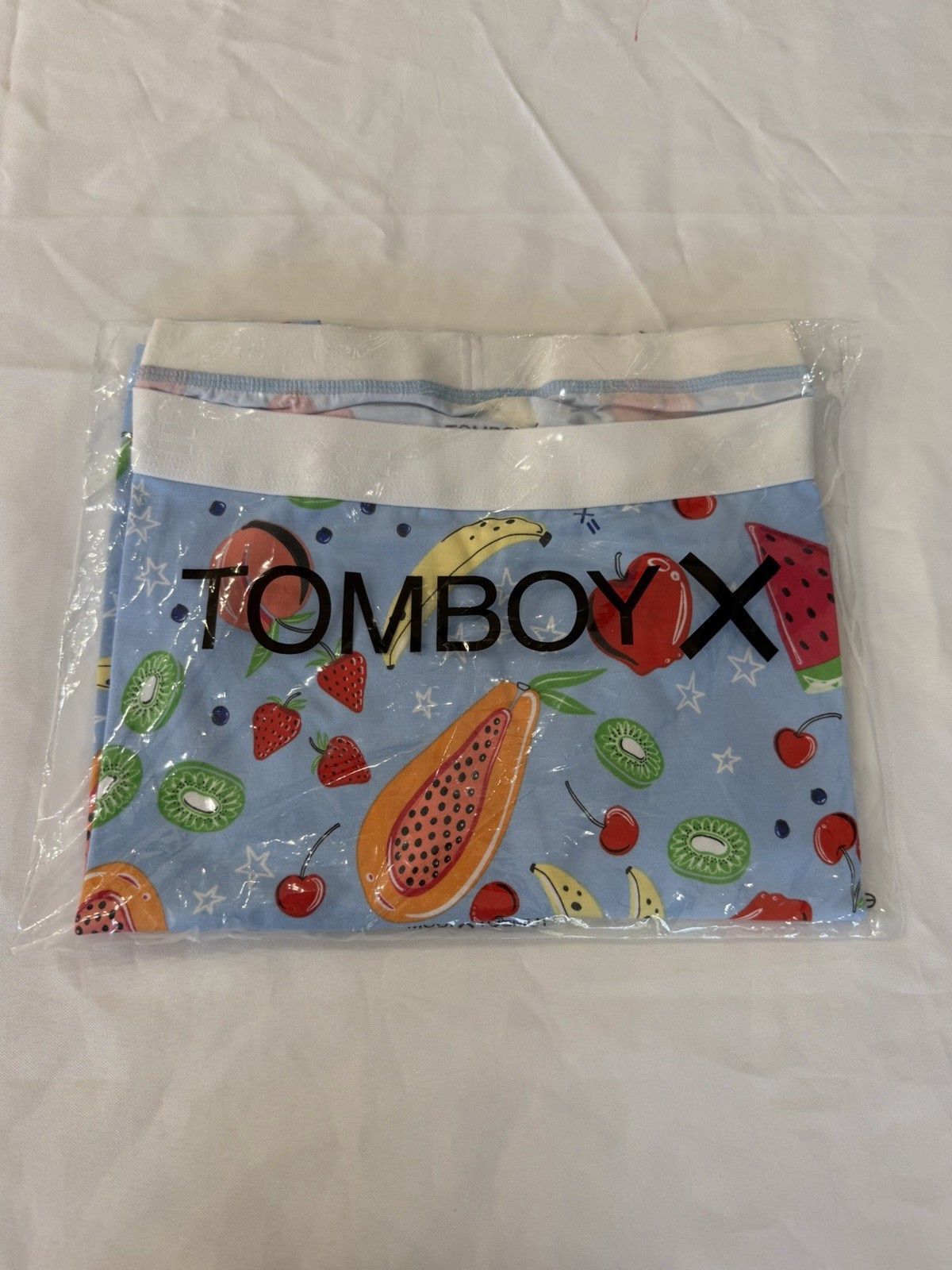 TOMBOYX Boxer Briefs 9″ Panty Size Plus 3X Fruit Kiwi Papaya Cherry Print NEW