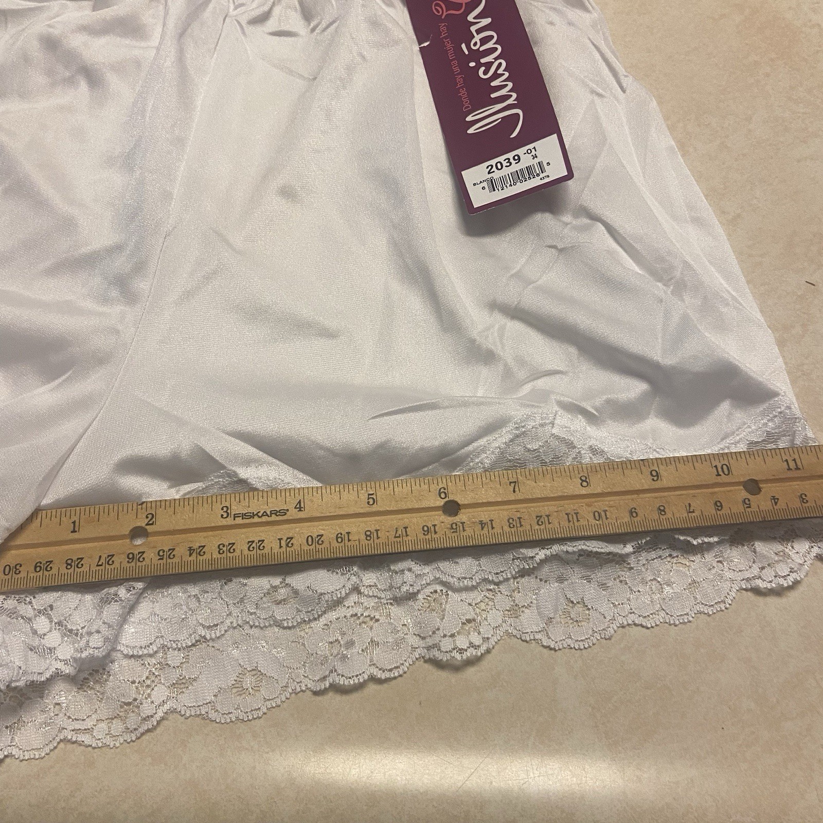Vintage Panties Womens 34 Ilusion White Sissy Panty New NWT Retro Bloomers Lace