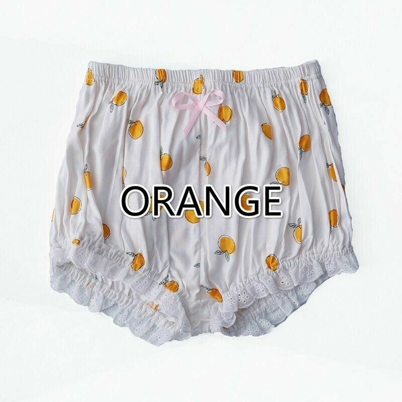Lady Pumpkin Bloomers Shorts Knickers Briefs Cotton Underwear Lolita Kawaii Cute