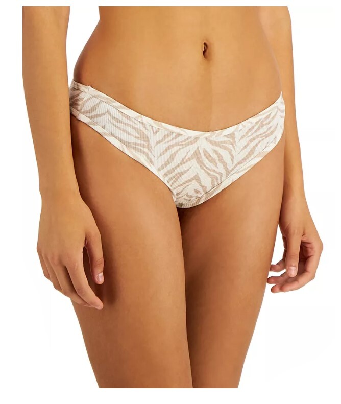 Jenni Women’s Ribbed Thong-Tiger Beige/Khaki SW230407-411