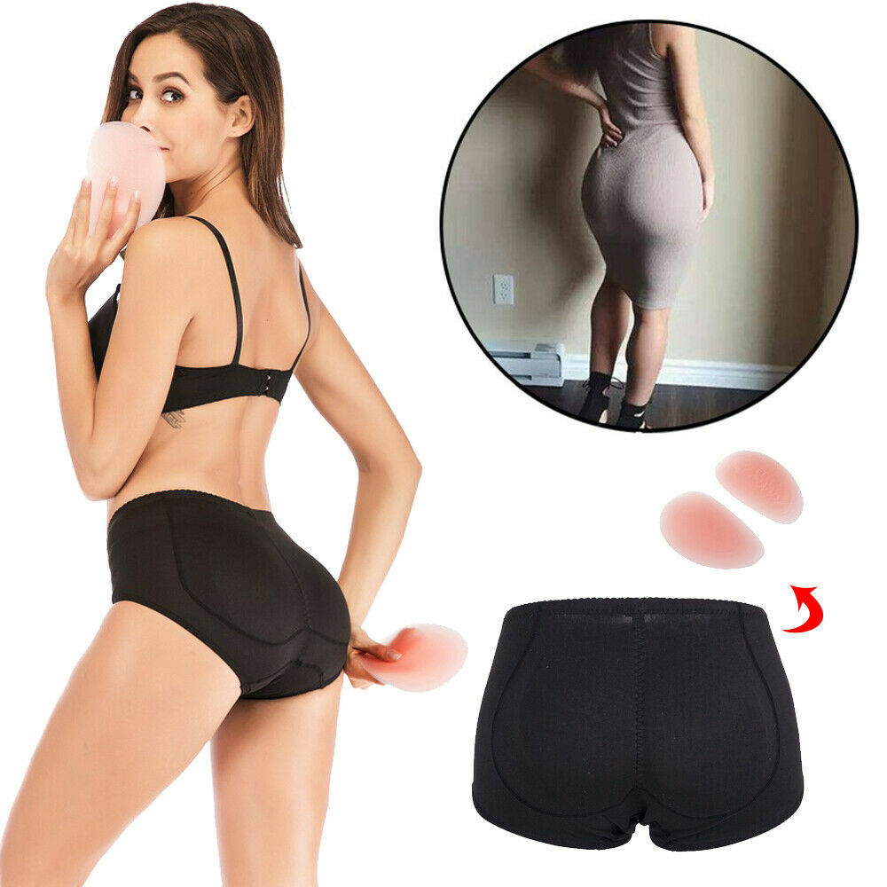 Female Abdomen Control Buttocks Enhancer Panties Silicone Pad Buttocks Lifter US