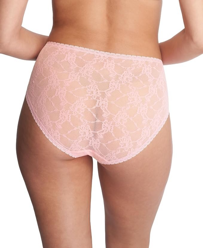 NATORI BLISS ALLURE LACE FRENCH CUT PANTY #772303, ONE SIZE (FITS S-XL) 2 PANTY