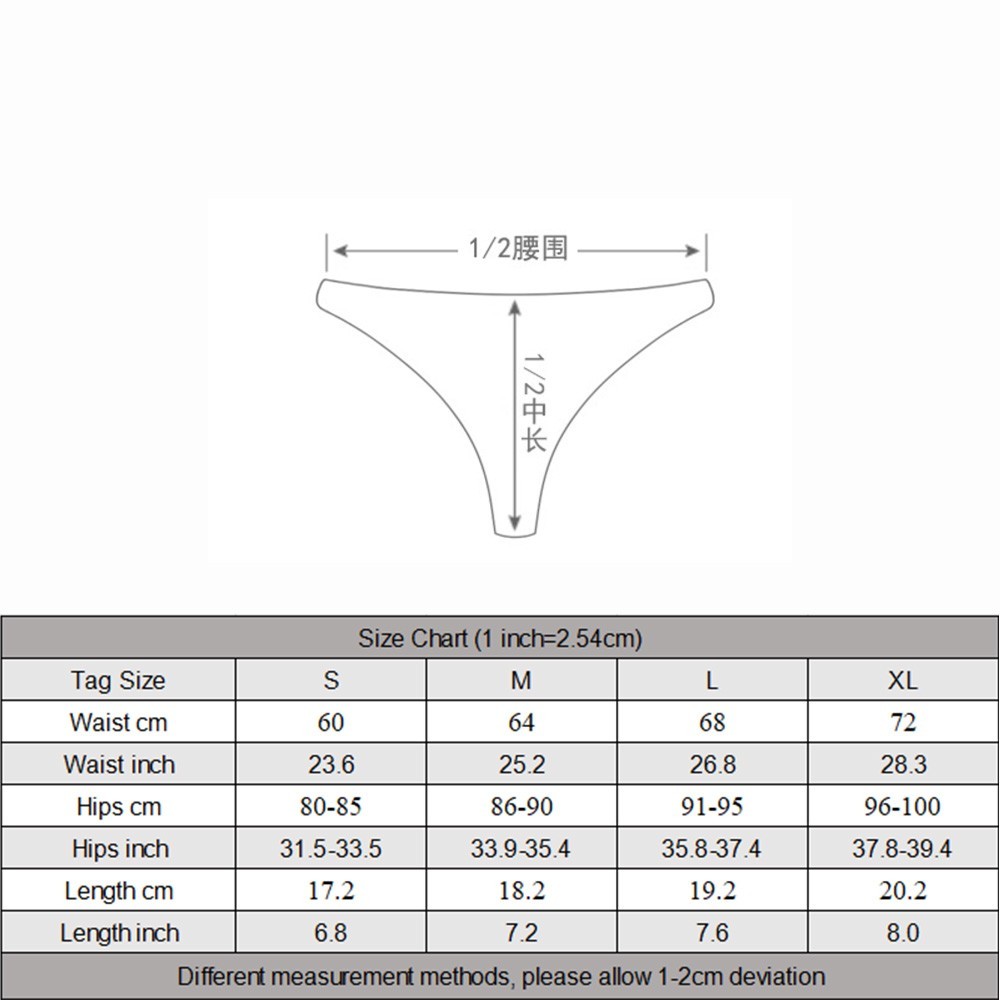 Women’s Sexy Cotton High Cut G String Thongs for lingerie Underwear T Back