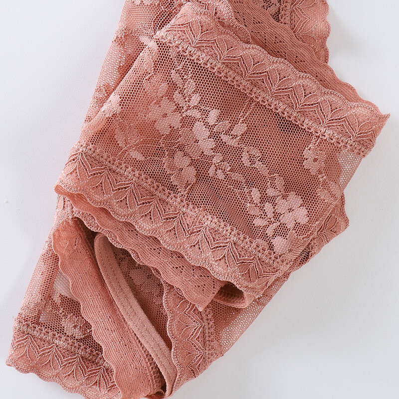 5 Pack Lot Sexy Womens Sheer Lace Panties Thongs Ladies Underwear Lingeries Soft