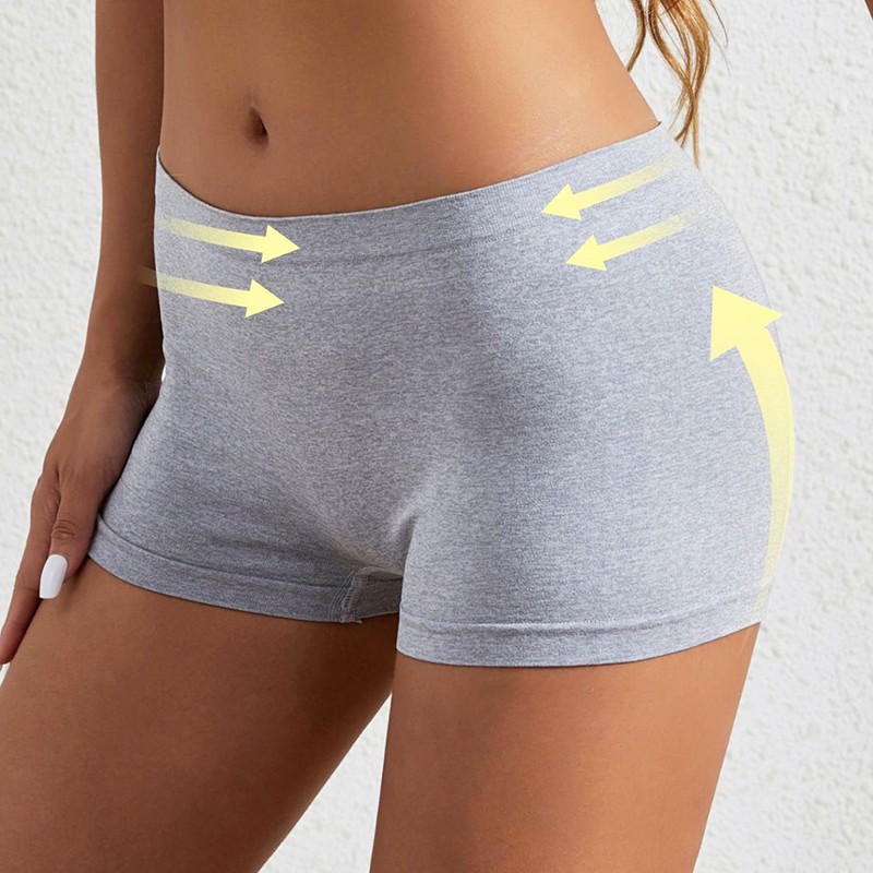 4 Pack Lot Sexy Ladies Womens Boyshorts Panties Underwear Boxer Shorts Lingeries