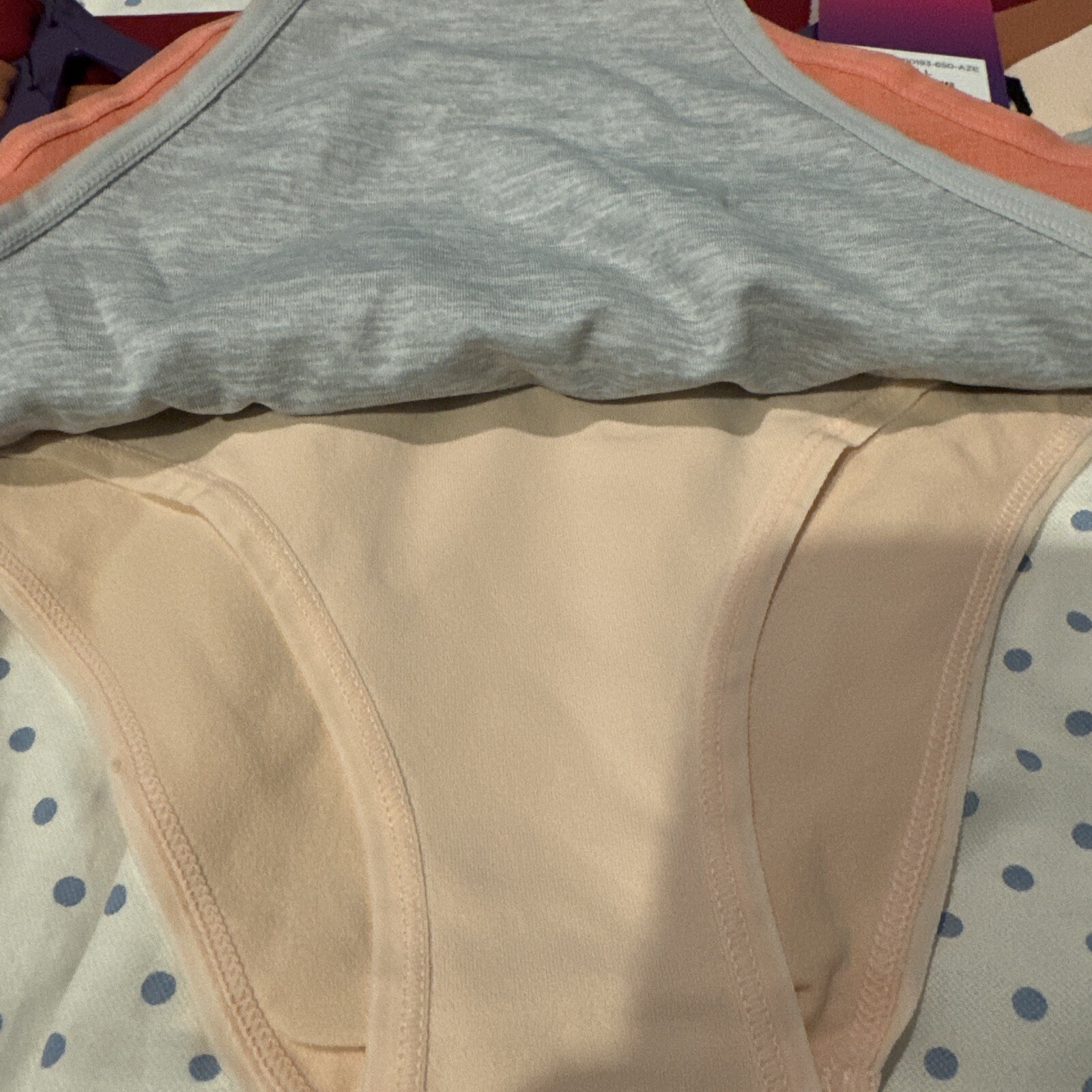 AEROPOSTALE AERO 5 PACK SEAMLESS CHEEKY HIPSTER WOMEN’S UNDERWEAR PANTIES LARGE
