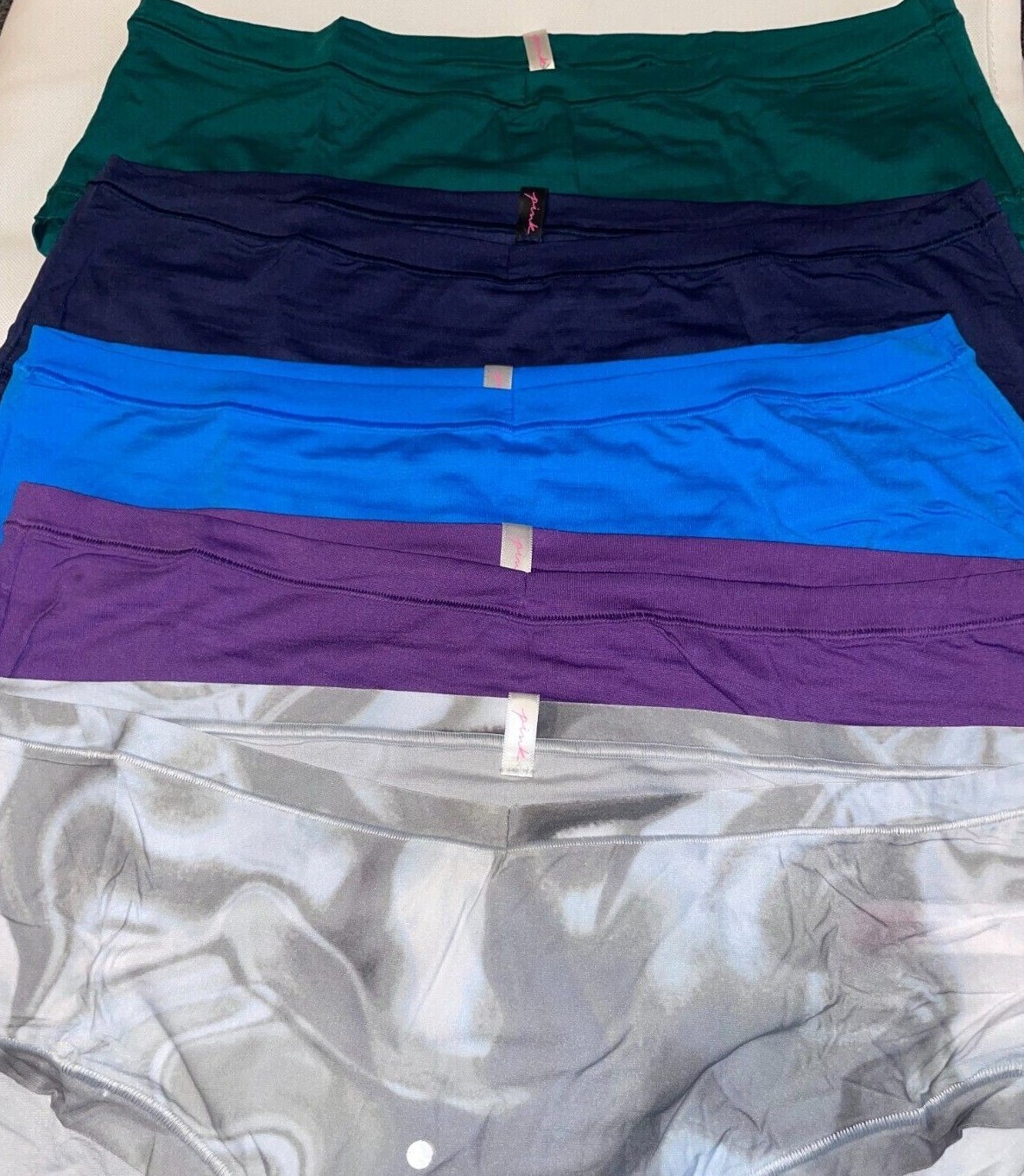 Victoria Secret PINK Panty 5 pack Everyday Stretch Hipster lot Seamless No show