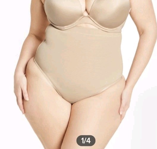 City Chic Xs Power Mesh Shapewear Thong plus Size 14