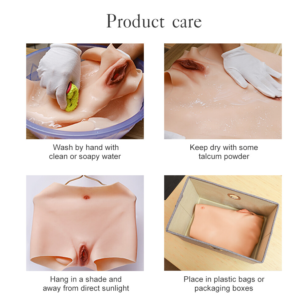 Silicone Fake Vagina Panty Hip Shaping Pants For Crossdresser Transgensers New