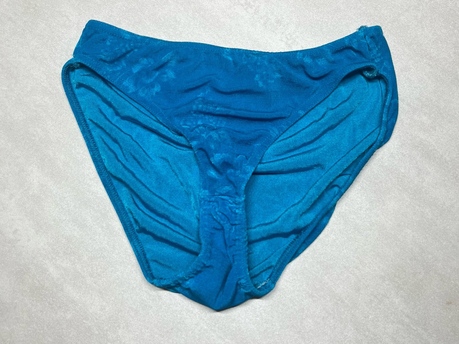 Late 70s–Early 80s Fersten Intimates Bikini Brief Panty | M | Blue | New