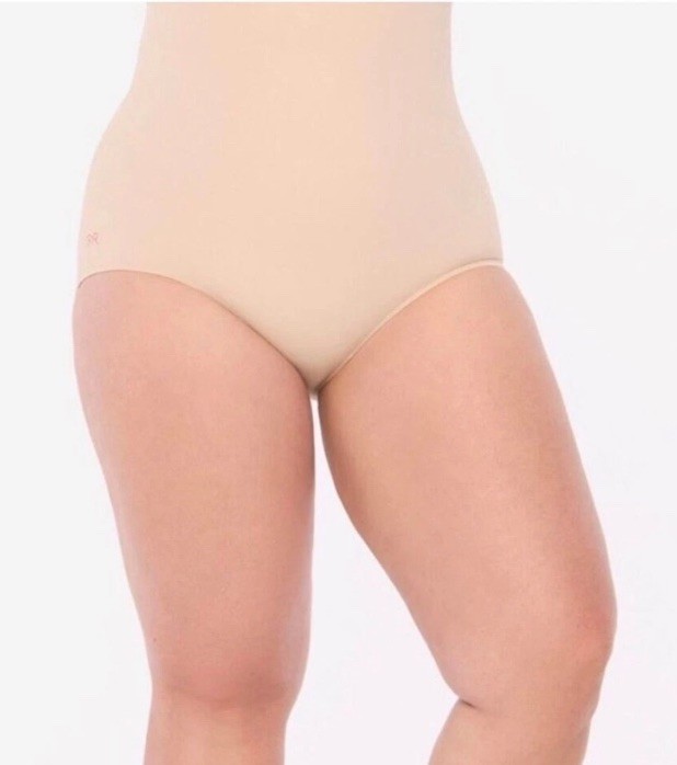 NWOT RUBY RIBBON Size L Beige Everyday High Waisted Shapping Brief