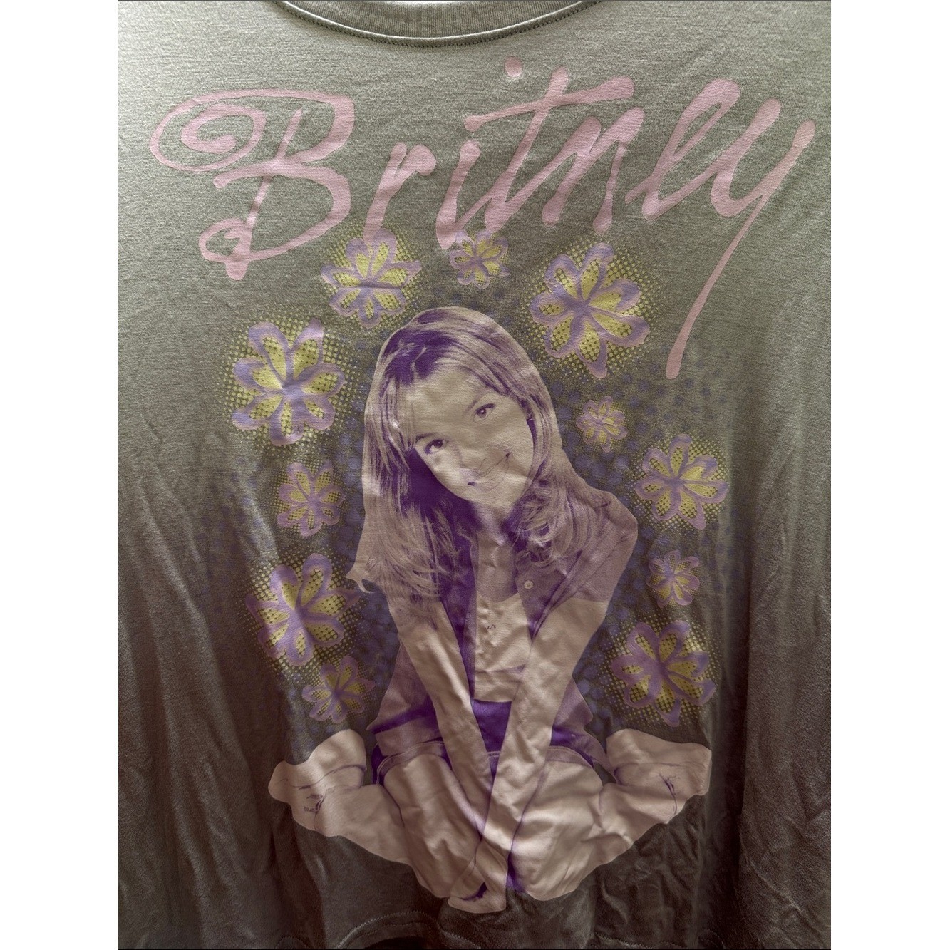 Women’s Light Gray Graphic Pajama Top