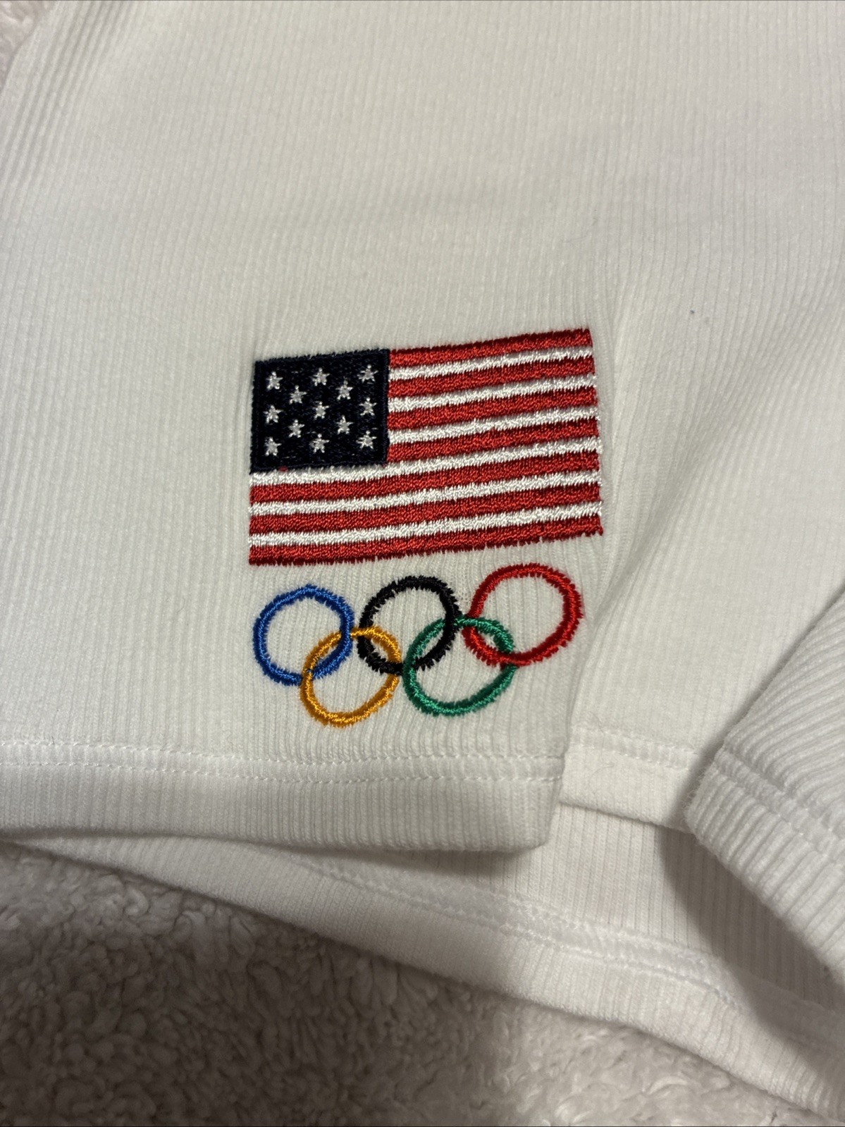 SKIMS Soft Lounge Boxer Short Team USA White XL