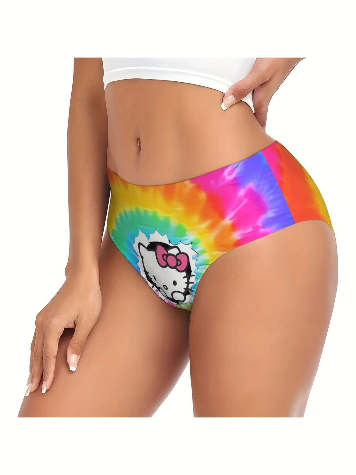 Brand New Hello Kitty Mid-Rise Bikini / Brief Panties Size Medium (BG12)