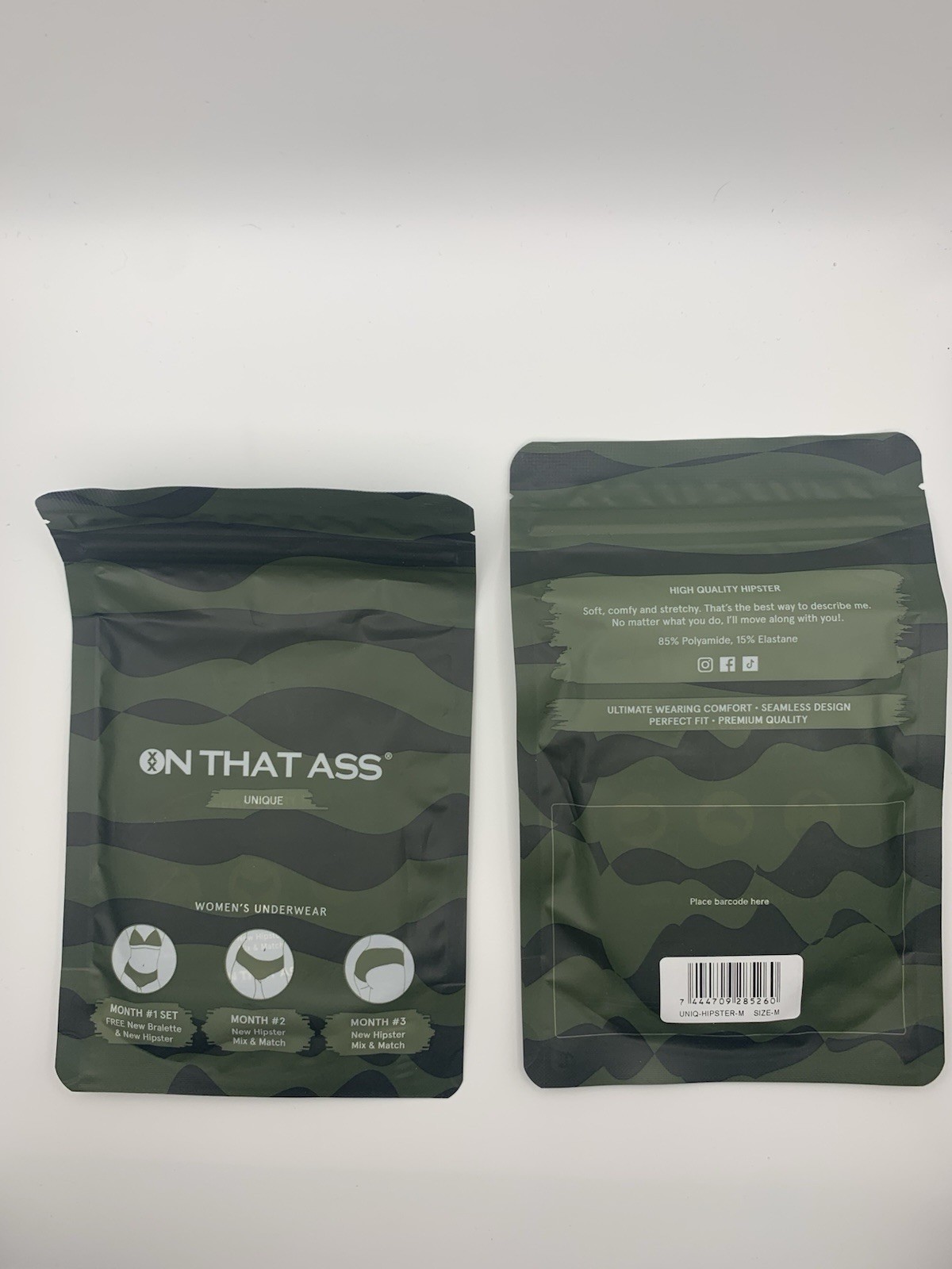 On That Ass Ladies Hipster Bundle x2 Pair Unique Medium Freepost