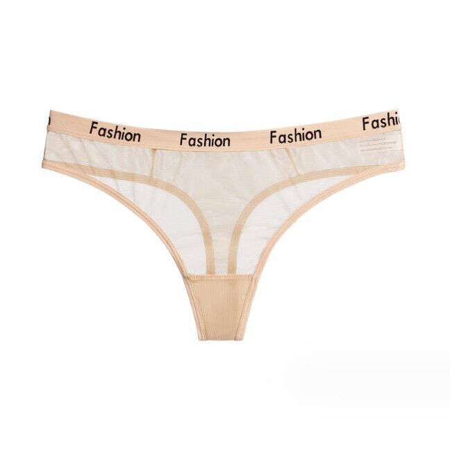 Pack Of 6 Sexy Womens See Through Sheer Panties Thongs G string Lingeries Briefs