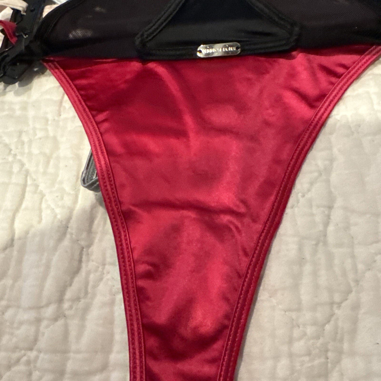 Steve Madden Thong Panties 5 Pack Underwear Size Small Lingerie Sparkle & Shine