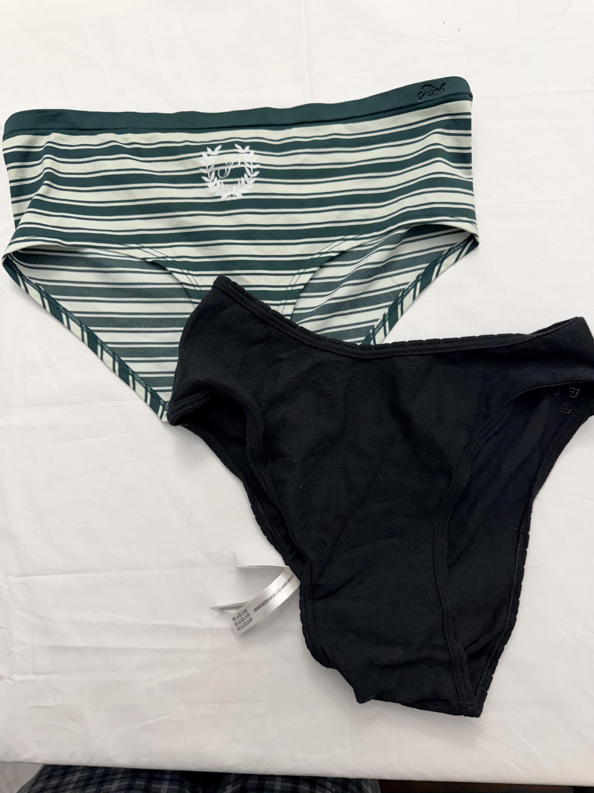 PINK Victoria’s Secret Hipster Panties Womens XL Multicolor Striped 2 Pack NWT