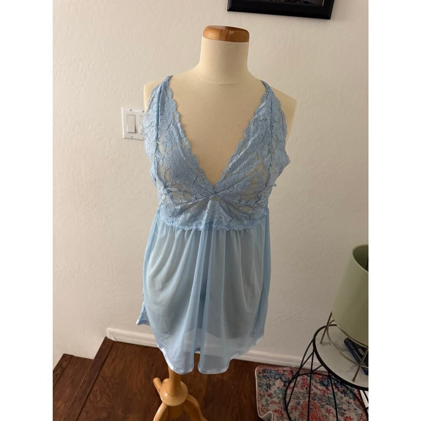 Babydoll style top with matching panty