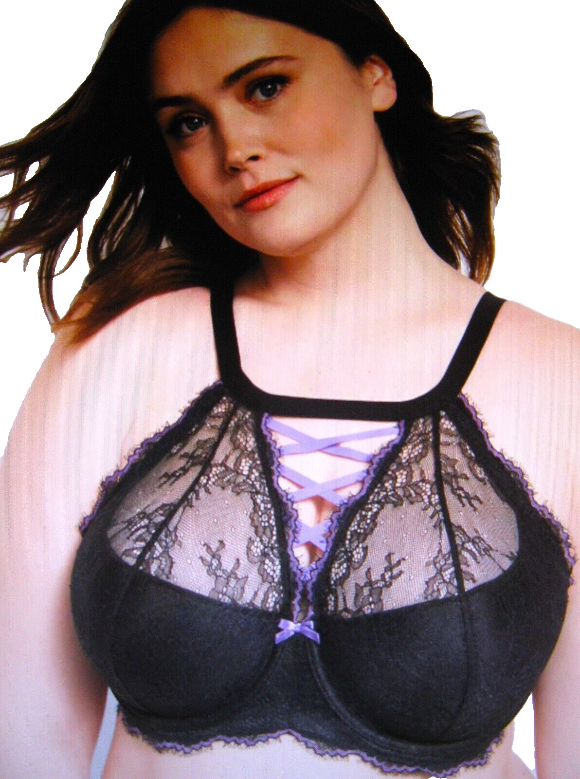 Cacique~New With Tags~Lavendar Lace Cheeky Short Pantie~Plus Size 14-16W (XL)