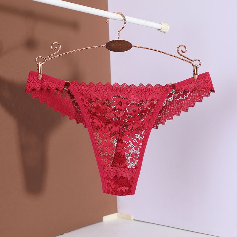 7 Pack Lot Sexy Womens Lace Panties Thongs G string Briefs See Through Underwear